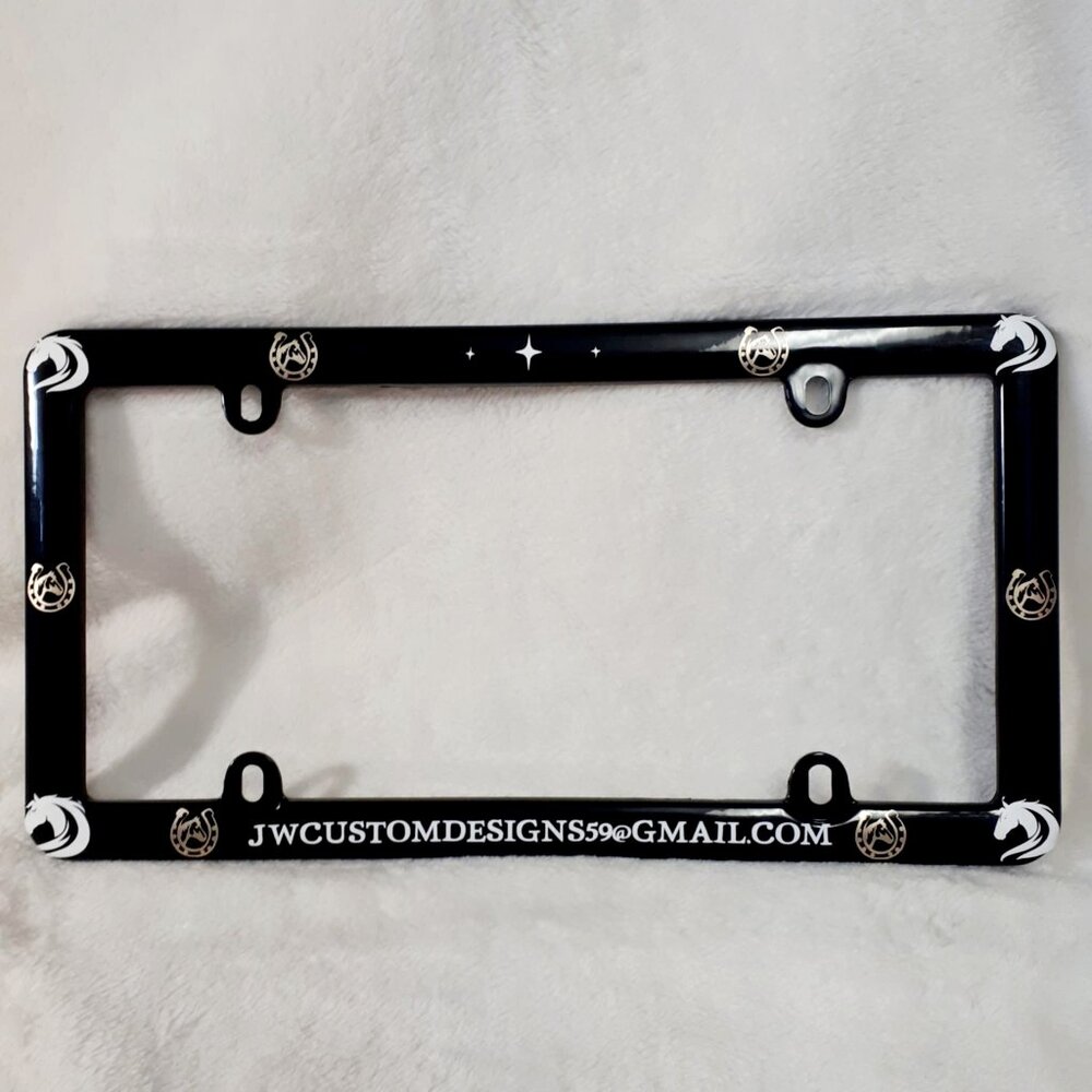 Horse License Plate Frame